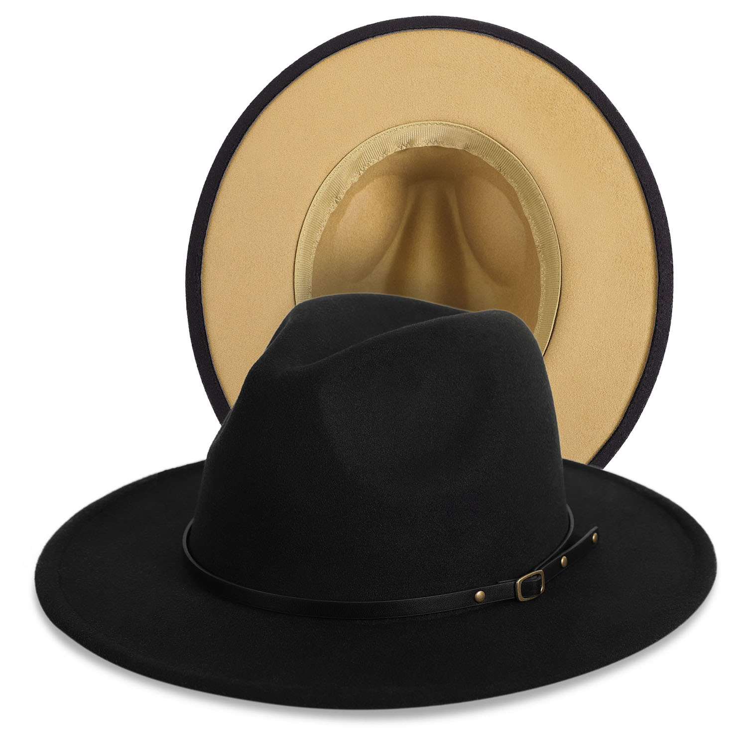 Fedora Hat w/Thin Belt Band 3