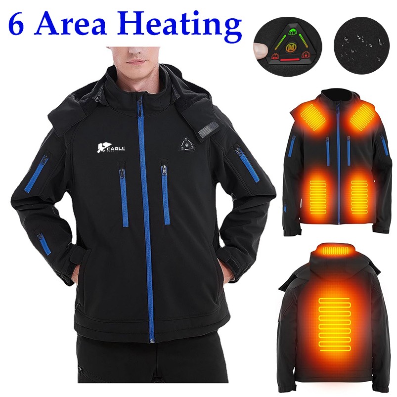 6 Area Heating Men Jacket Winter Warm Jacket 4