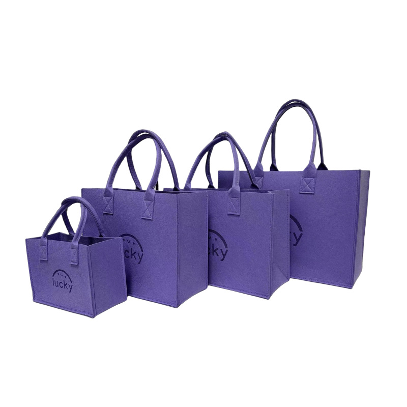 Handmade Custom Felt Tote Bags – Choose Your Size, Color & Design 2