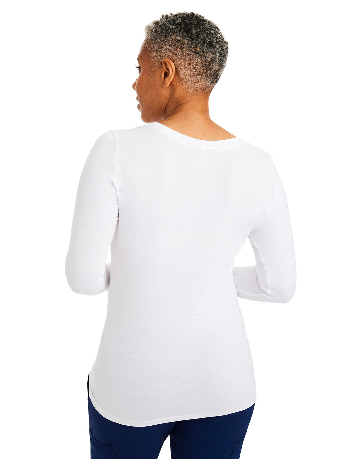 Healing Hands - HH Knits - Women's Pocketless Melissa Long Sleeve Underscrub Tee 53