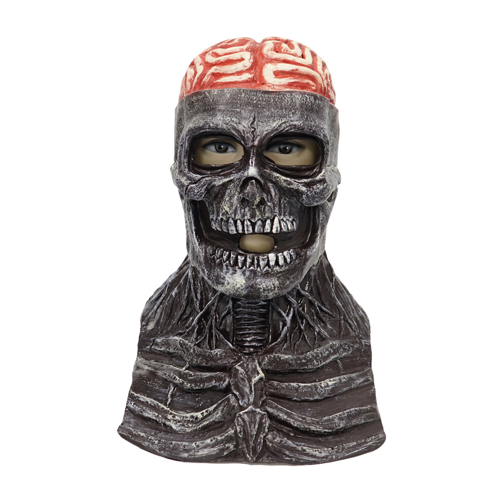 Skull Brain Burst Latex Mask 1