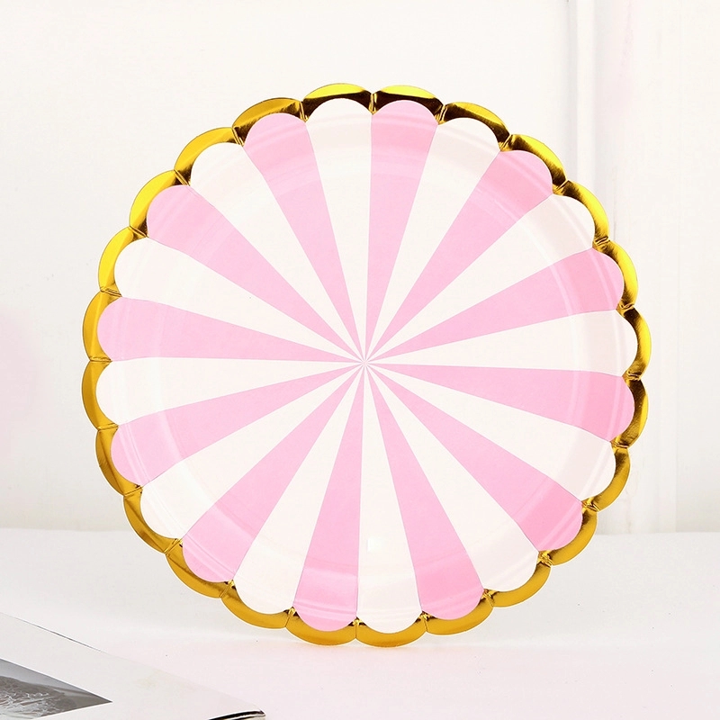 7" / 9" Disposable Party Picnic Salad Dessert Paper Plate 4