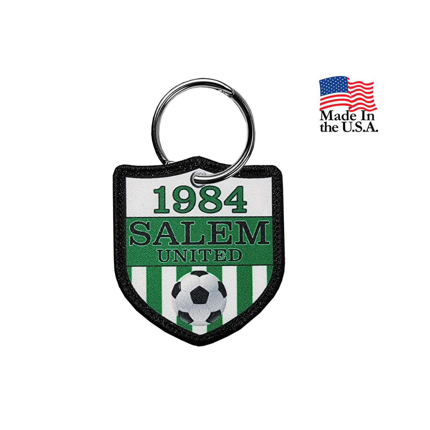 2 Sided 4CP Dye Sub Key Ring with Merrow Border