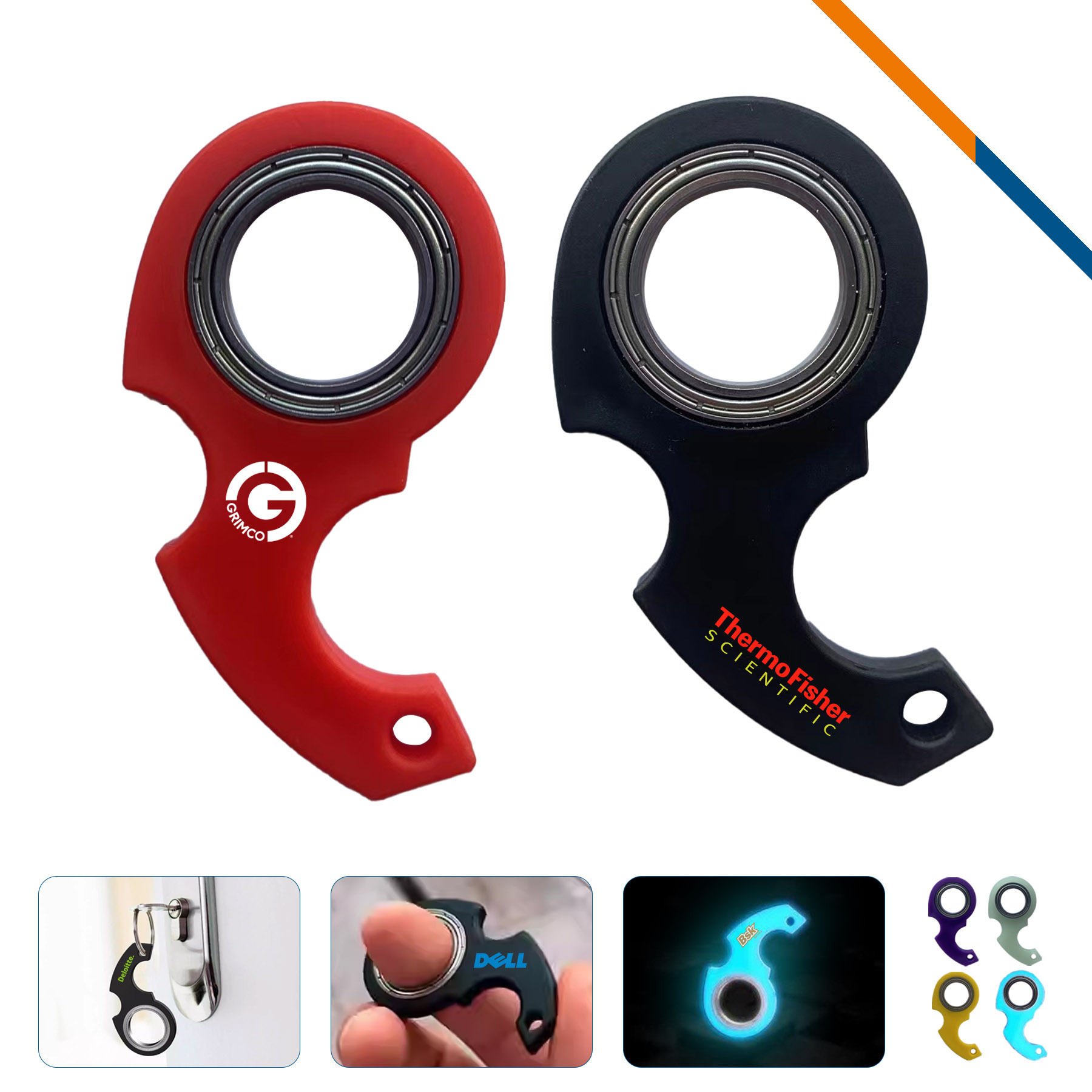 Vornax Finger Spinner Keychain 2
