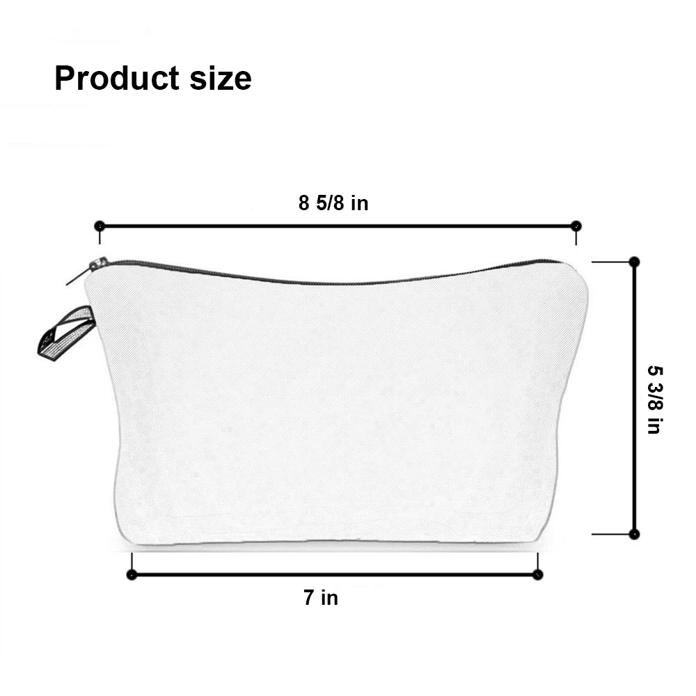 Sloth Print Cosmetic Bag 6
