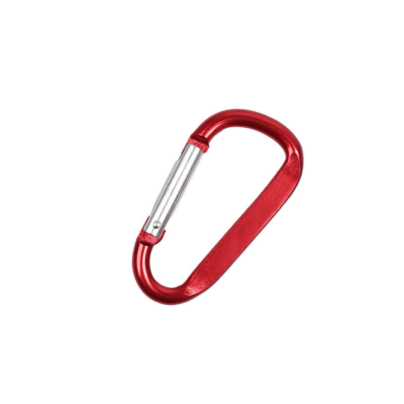 Aluminum D Ring Carabiners Spring Clips Hook 15