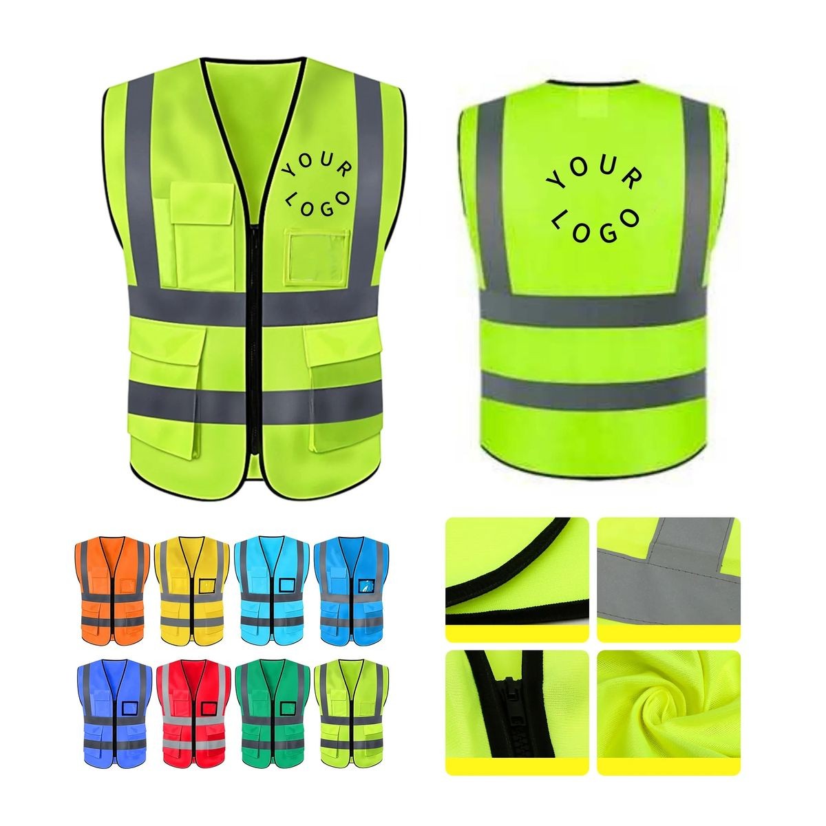 Multi Pocket Work Vest for Construction and Projects 8