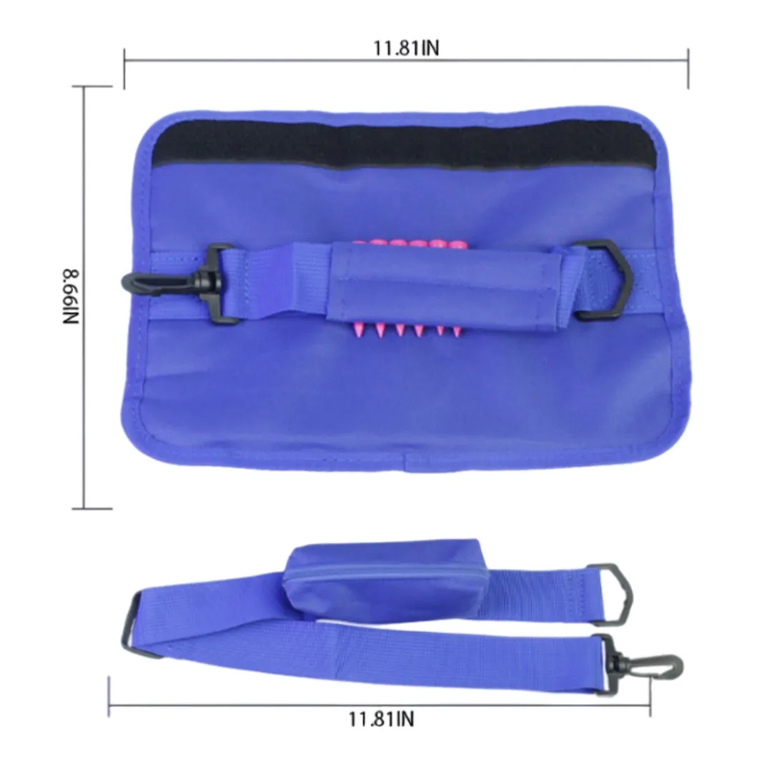 Portable Golf Club Sling Bag W/ Ball Pouch 5