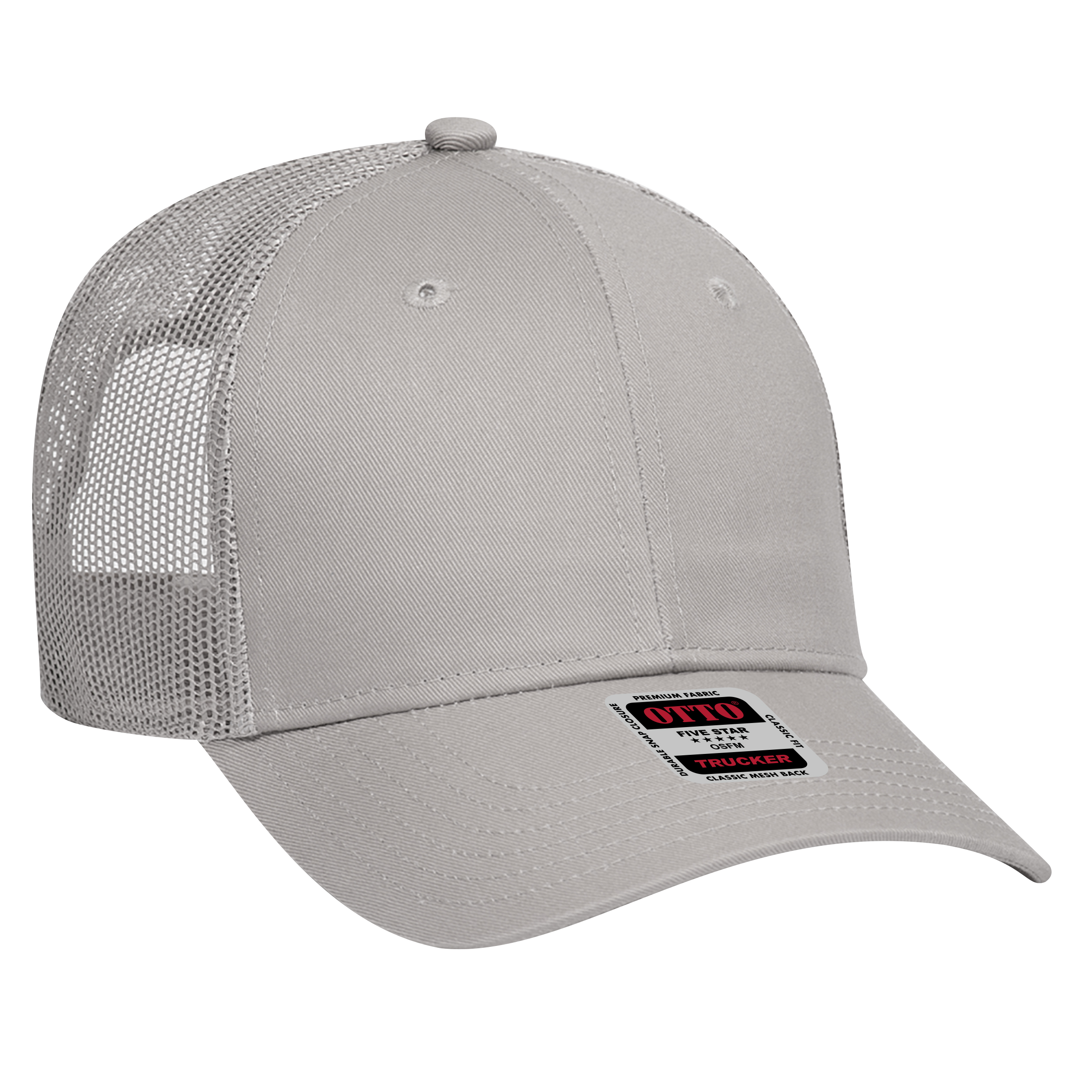 OTTO CAP 6 Panel Low Profile Mesh Back Trucker Hat