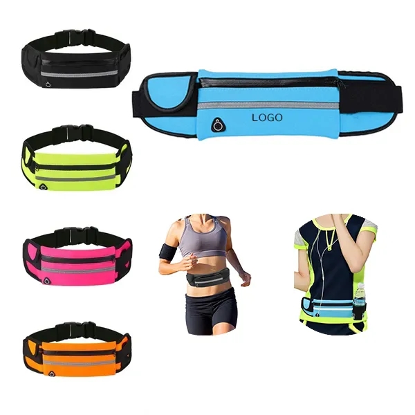 Sports Waist Bag with Hydration Bottle Holder 2
