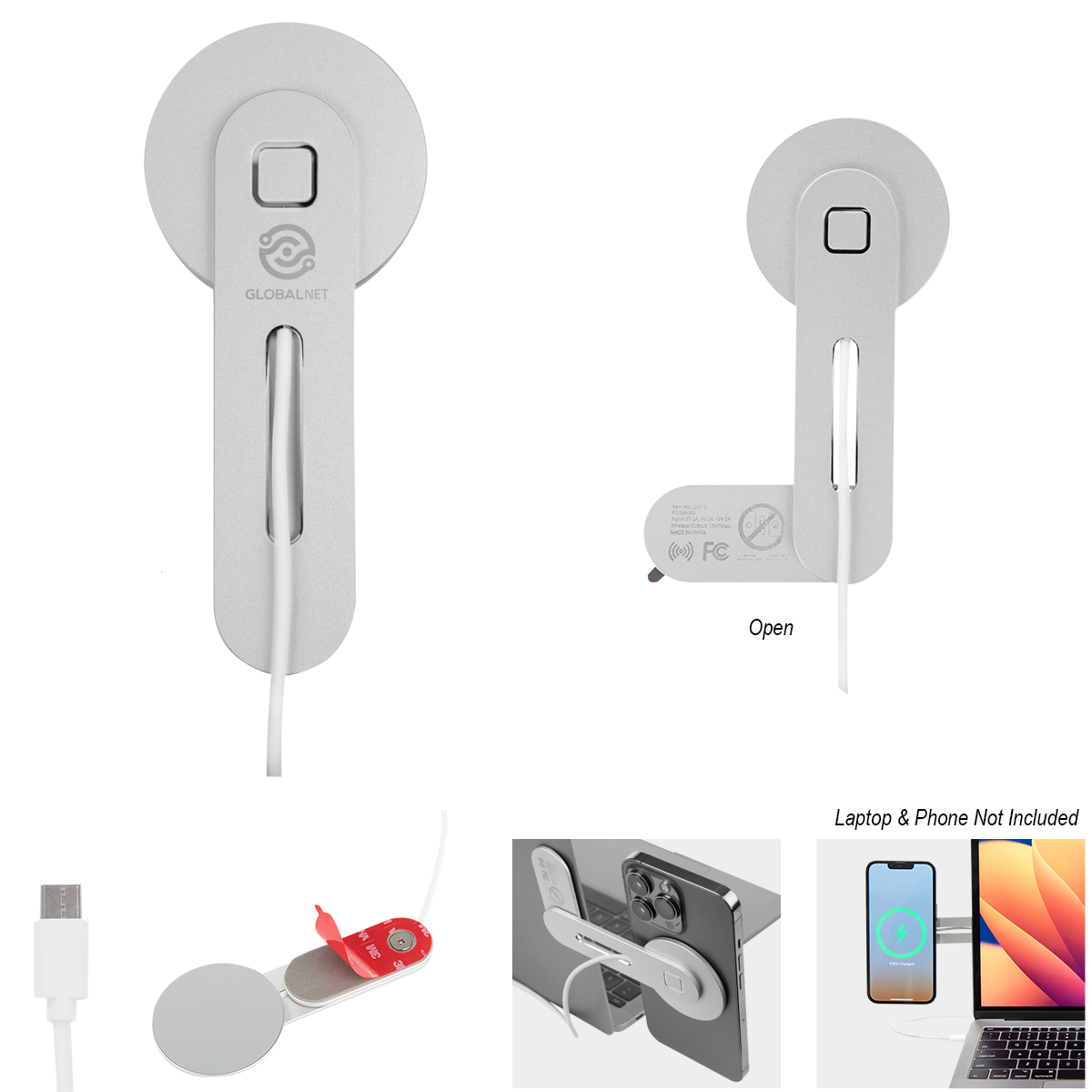 Mag Max Monitor Mount Wireless Charger 3