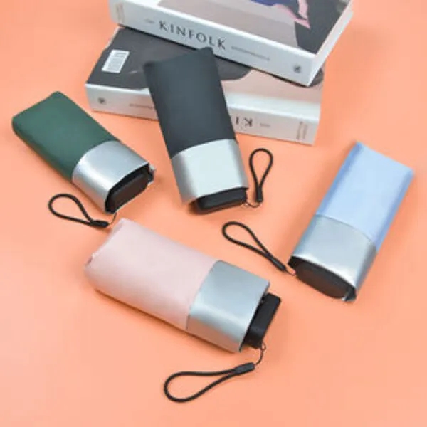 Compact 5-Fold Waterproof Mini Umbrella for Women 2