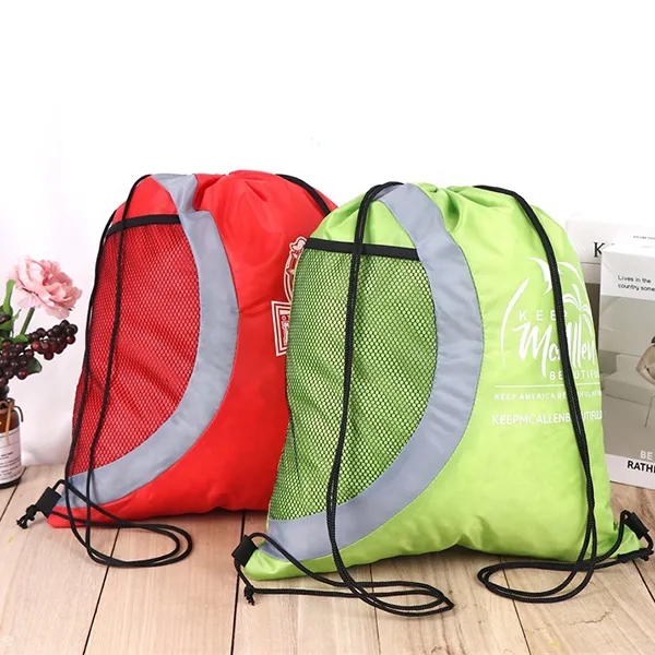 Arches Drawstring Backpack With Mesh Pocket 2