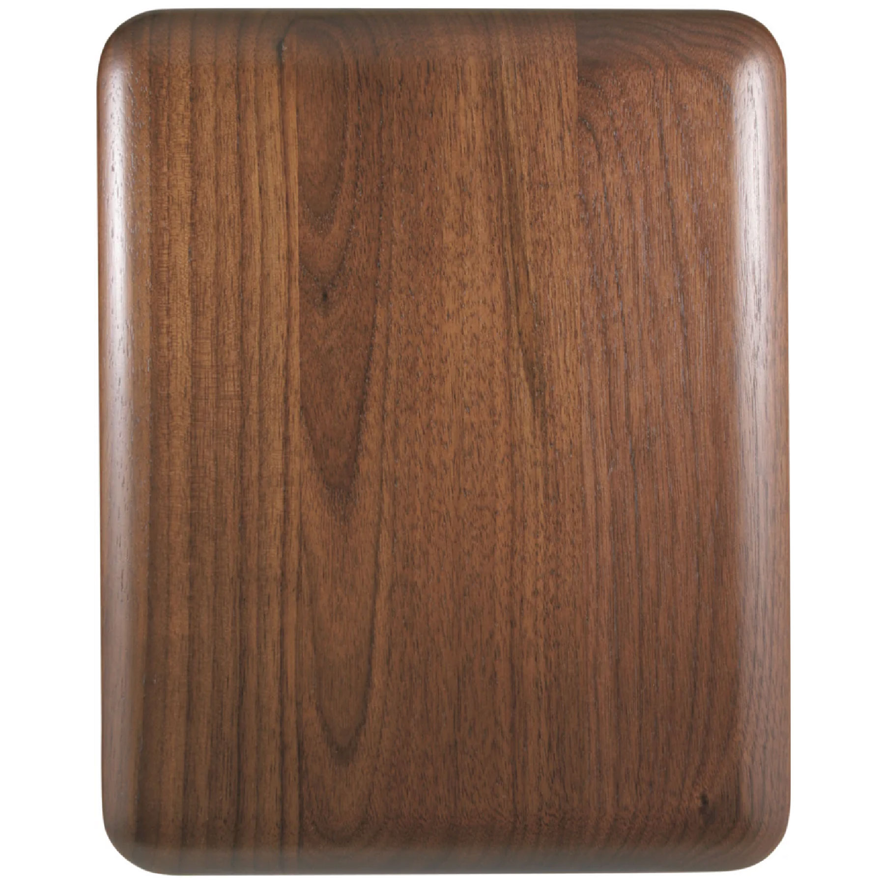 10" x 13" Elliptical Edge Round Corner Genuine Walnut Plaque 2