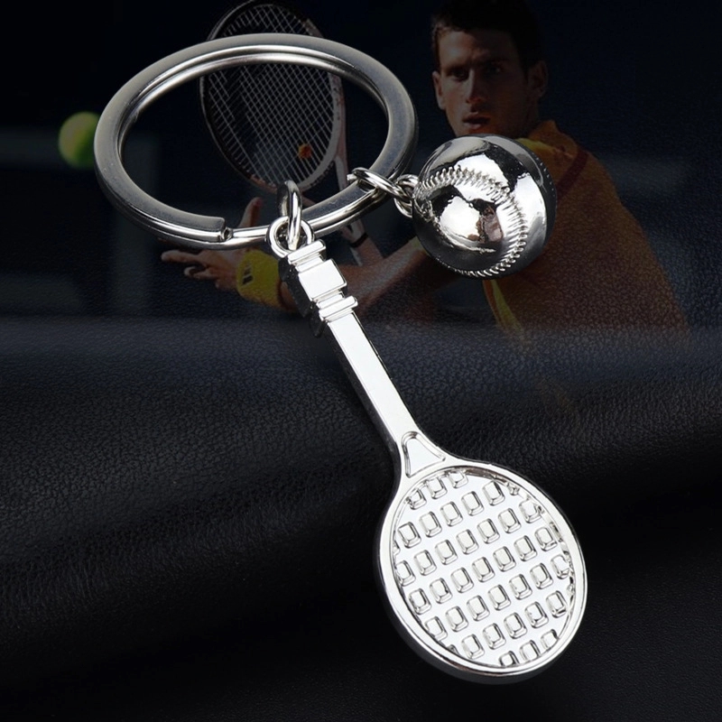 Tennis racket key chain 2