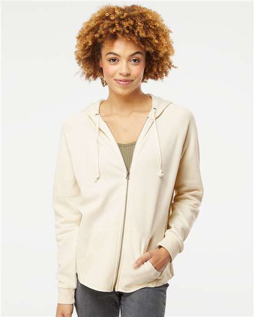 Women's California Wave Wash Full-Zip Hooded Sweatshirt - PRM2500Z 16