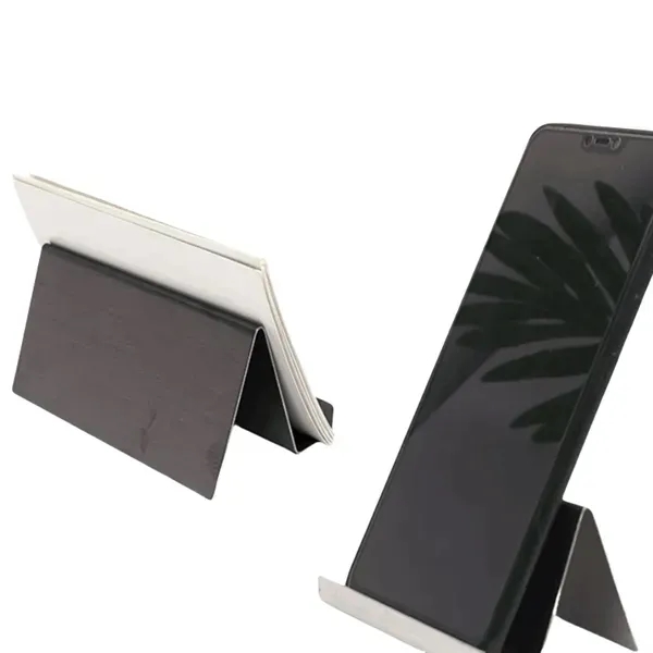 Stainless Steel Business Card Holder with Name Display Stand 4