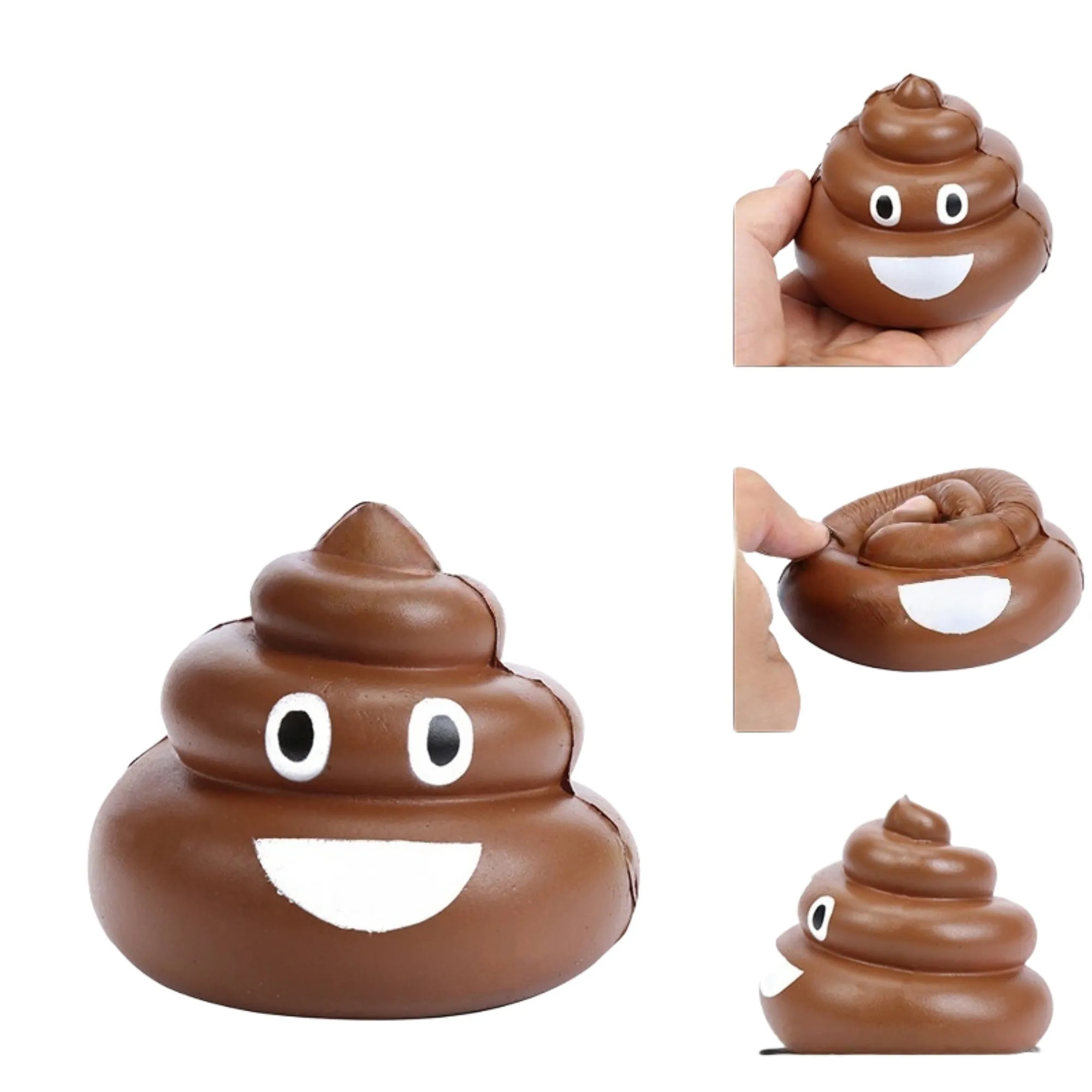 PU Foam Stress Reliever Ball Poop Shape Pressure Toy 2