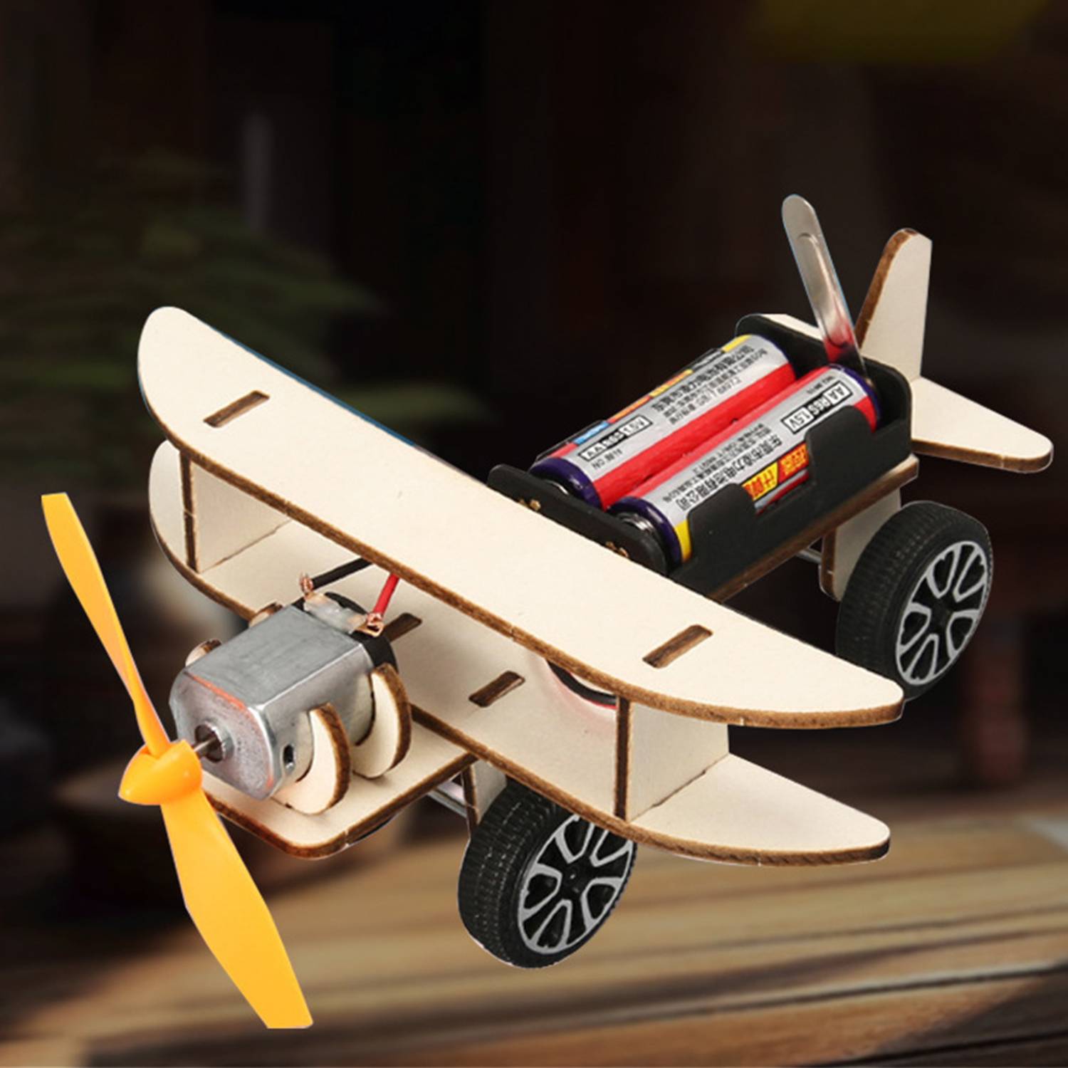 Wood Glider Kit Airplane Puzzle 6
