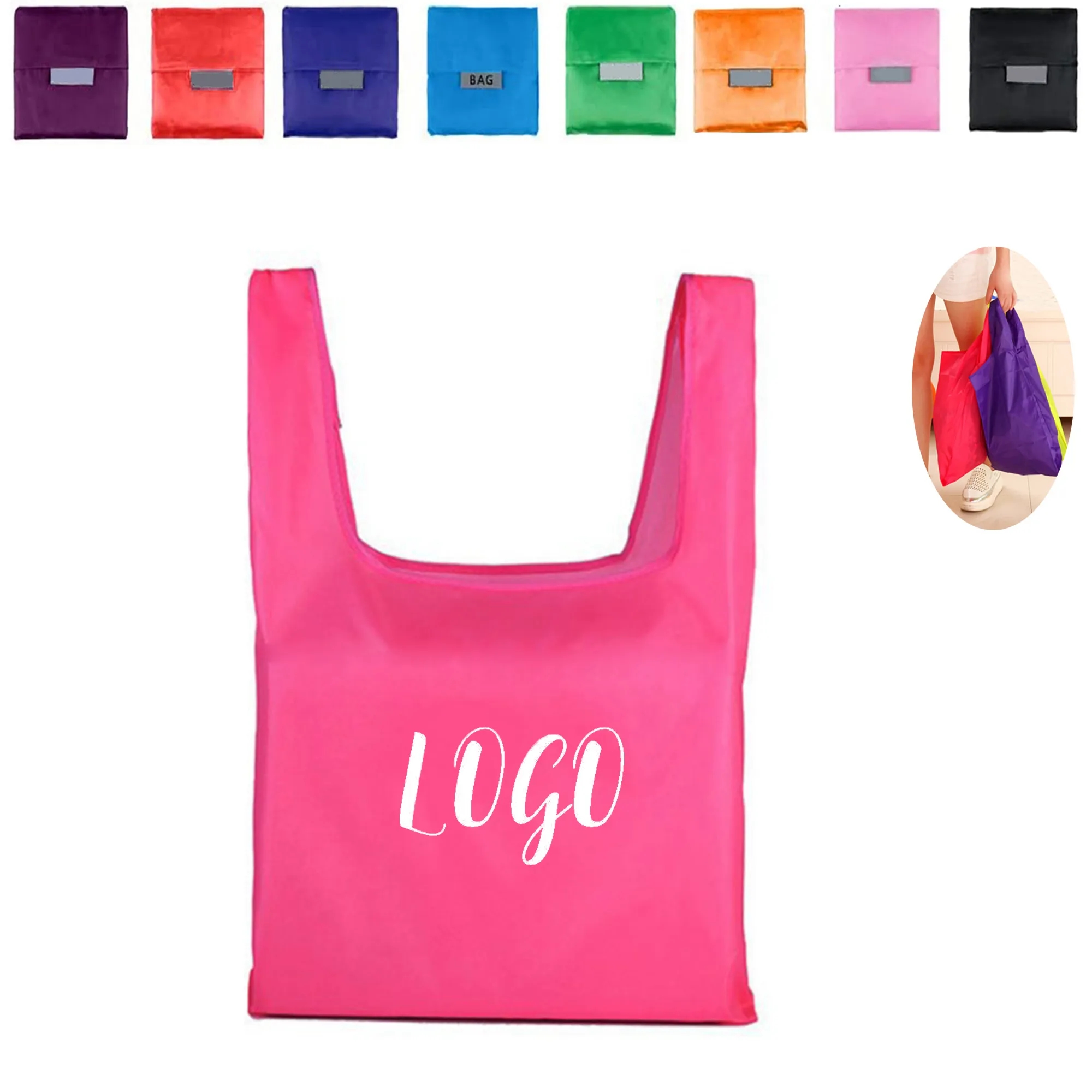 Reusable Foldable Shopping Tote Bag 2