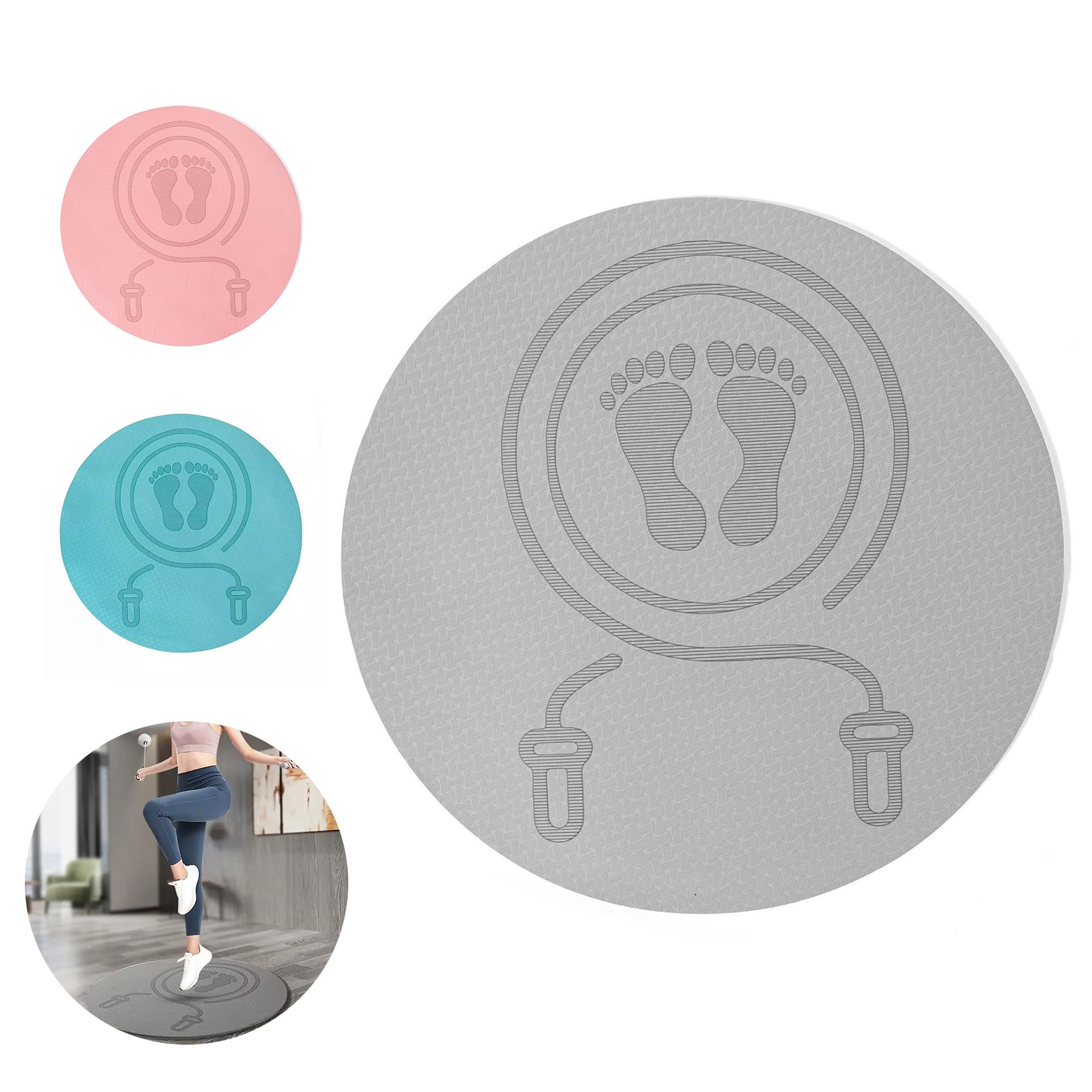 Round Jump Rope Mat