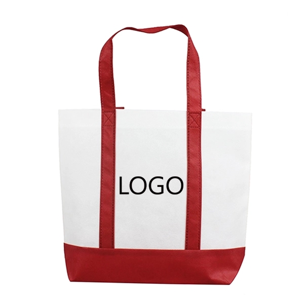 Non-Woven Tote Bag With Trim Colors 3