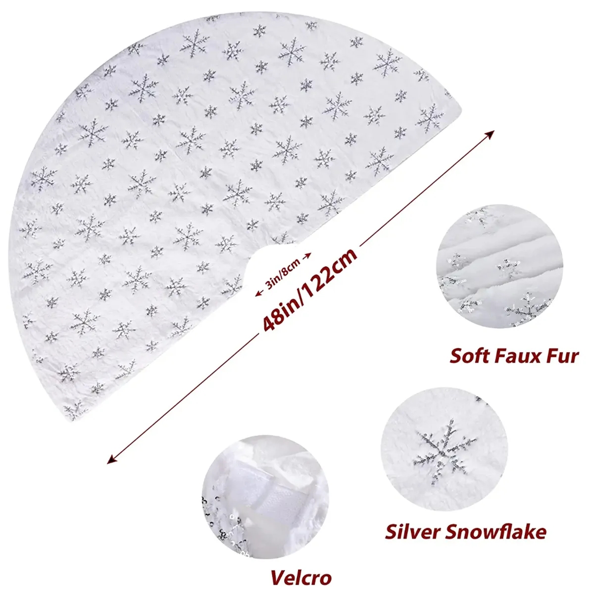 48 inch Christmas Tree Skirt 4