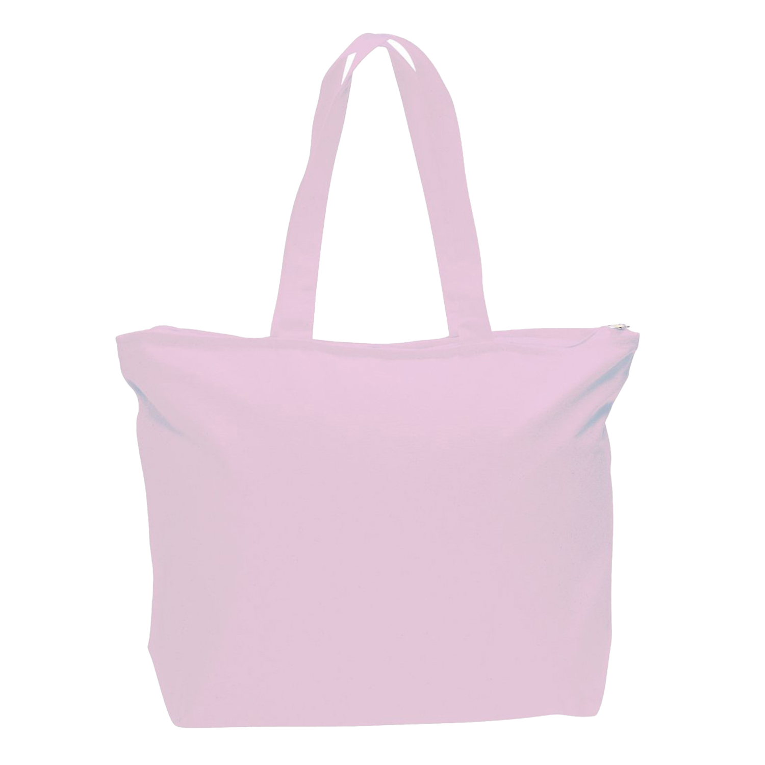 Cotton Canvas Zipper Tote Bag, custom tote bag with logo imprint 3