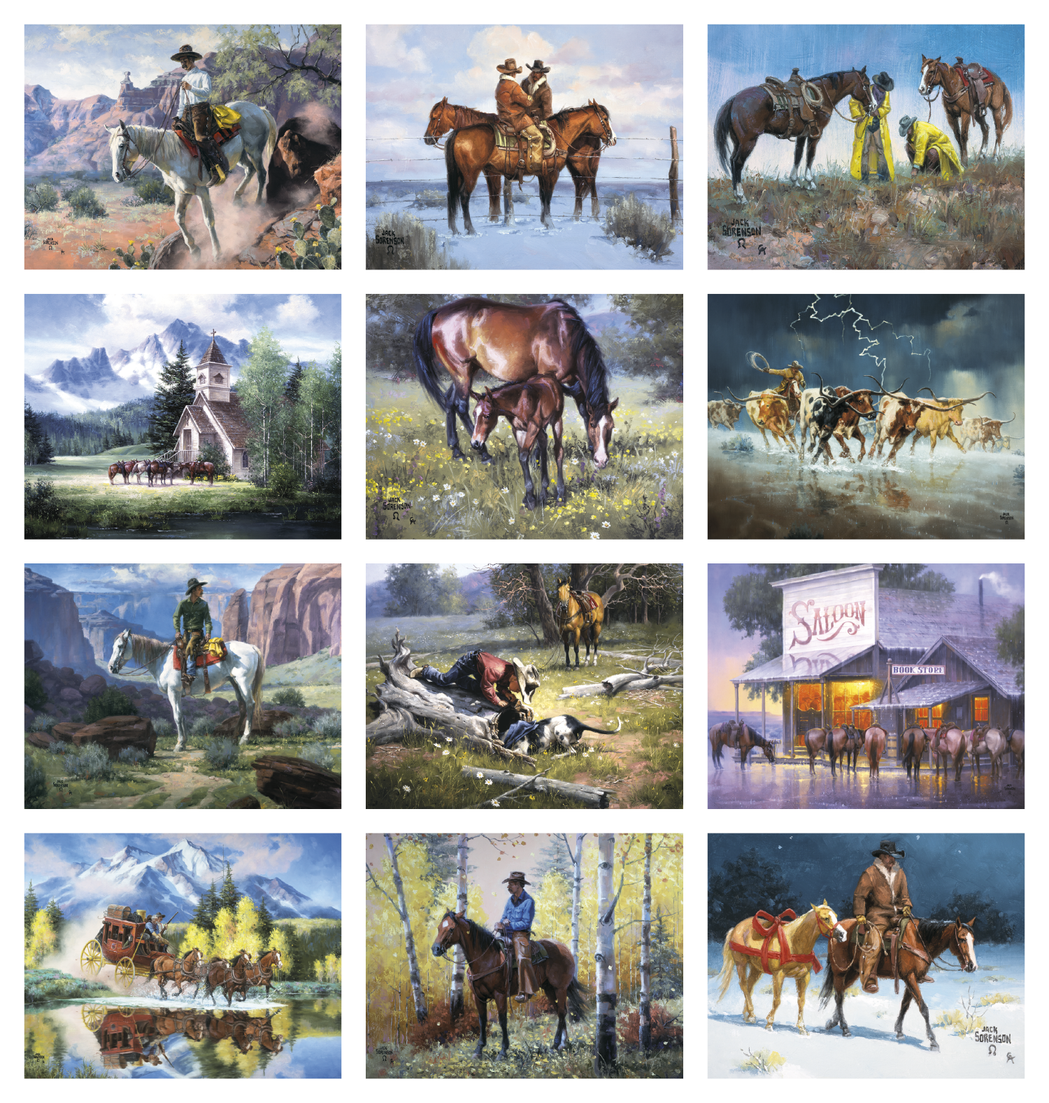 Good Value™ Western Frontier - Stapled Calendar 73