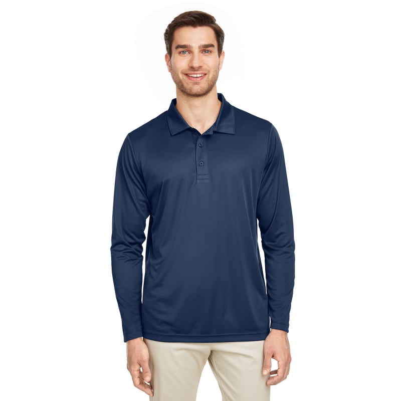 Team 365 Men's Zone Performance Long Sleeve Polo 6