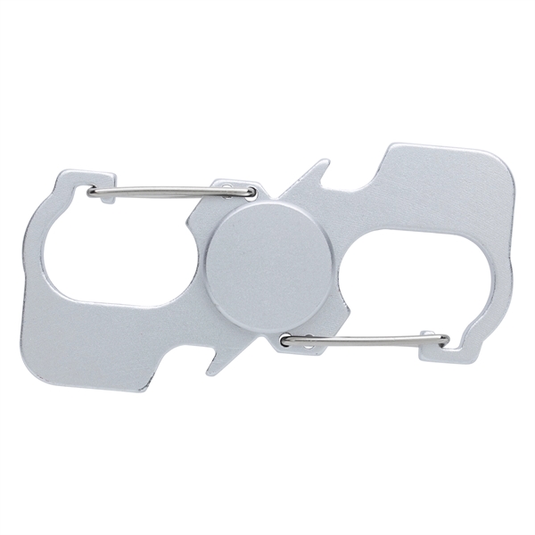 Handy Carabiner Fidget Spinner and Bottle Opener