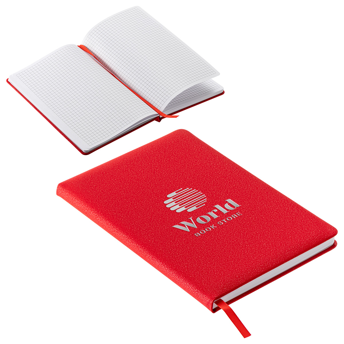 Draftsman Padded Hardcover Journal with Grid-Lined Paper 17