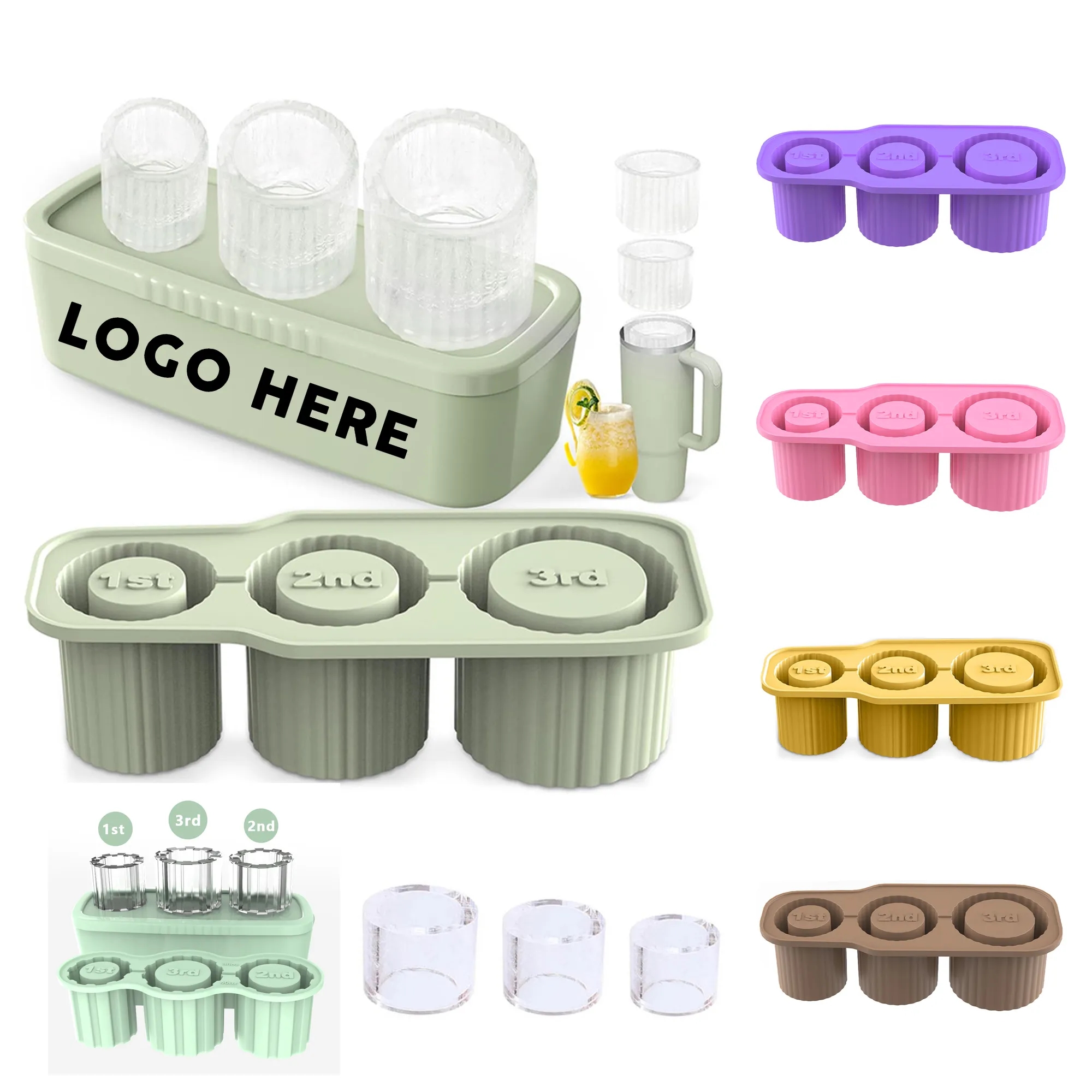 Silicone Ice Cube with Lid for Stanley Cups 3