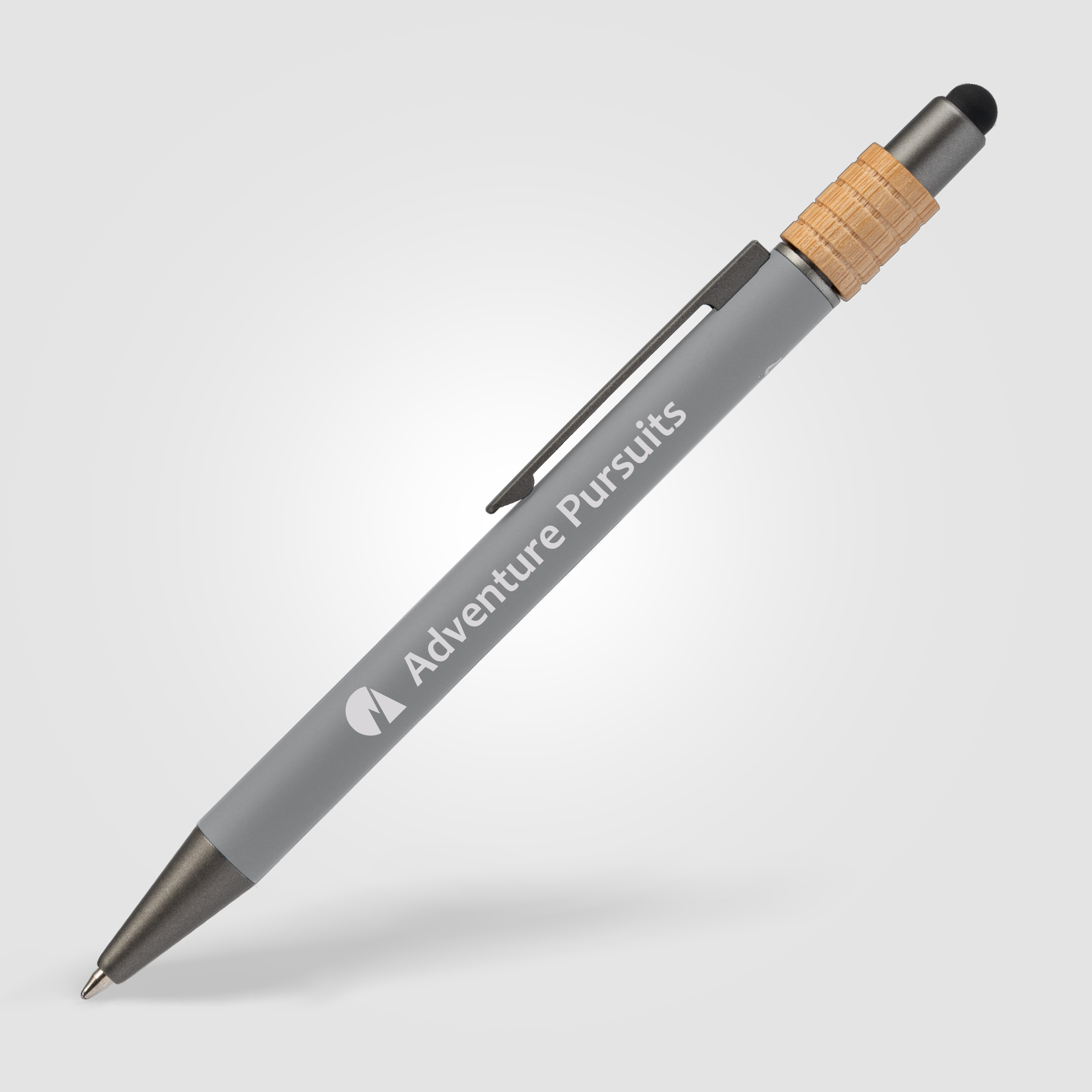 Reborn Spinner Recycled Aluminum Pen w/ Stylus  - PATENTED 20