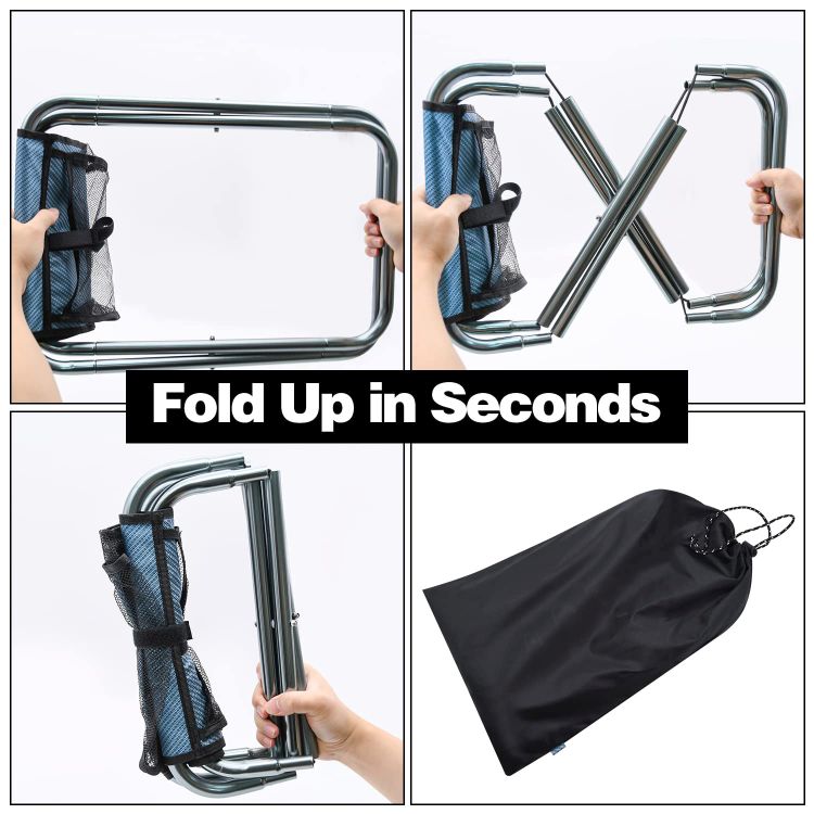 Portable Folding Stool with Carry Bag 1