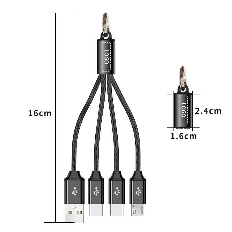 4" 1 Keychain Usb Cable 3