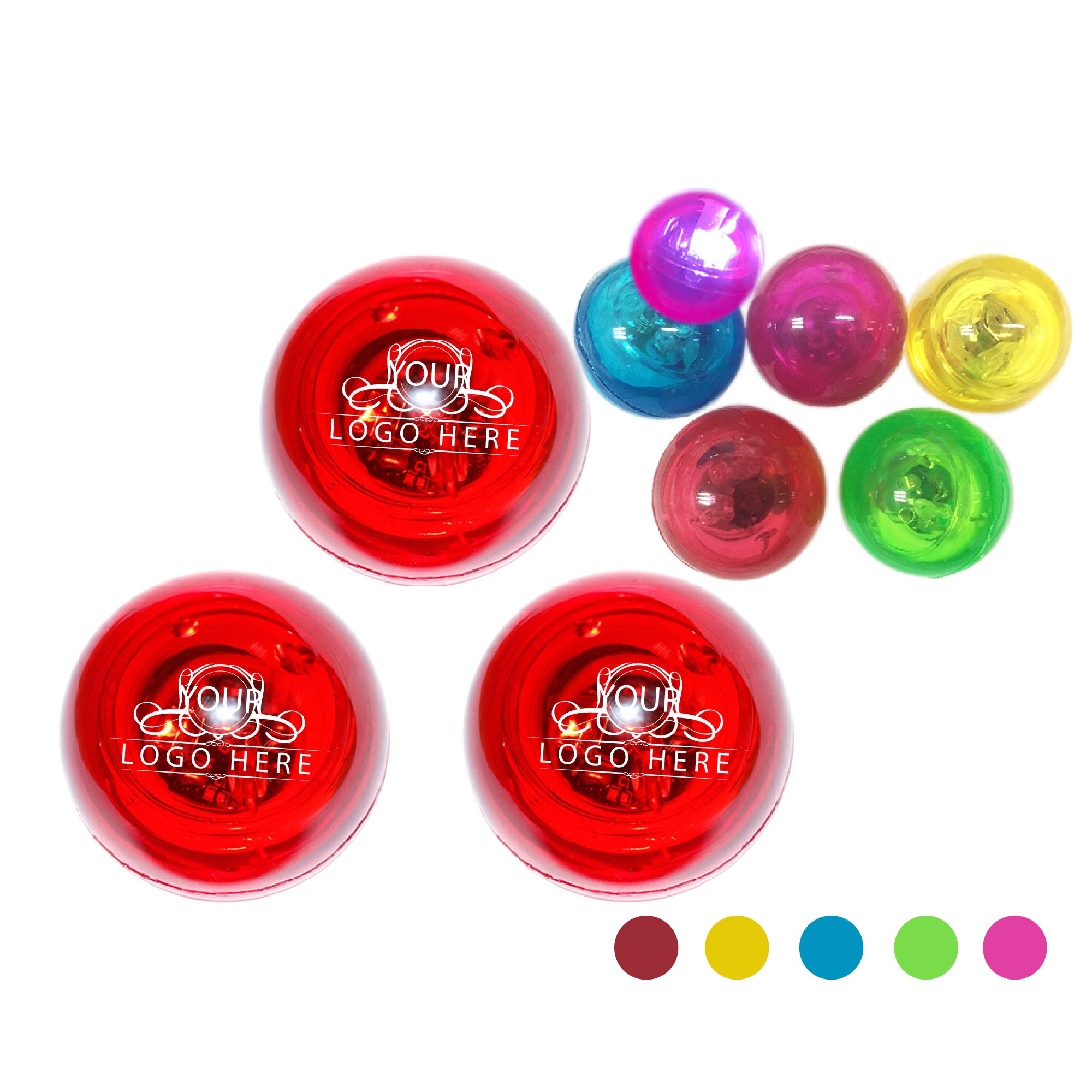 LED Rubber Bounce Ball 3