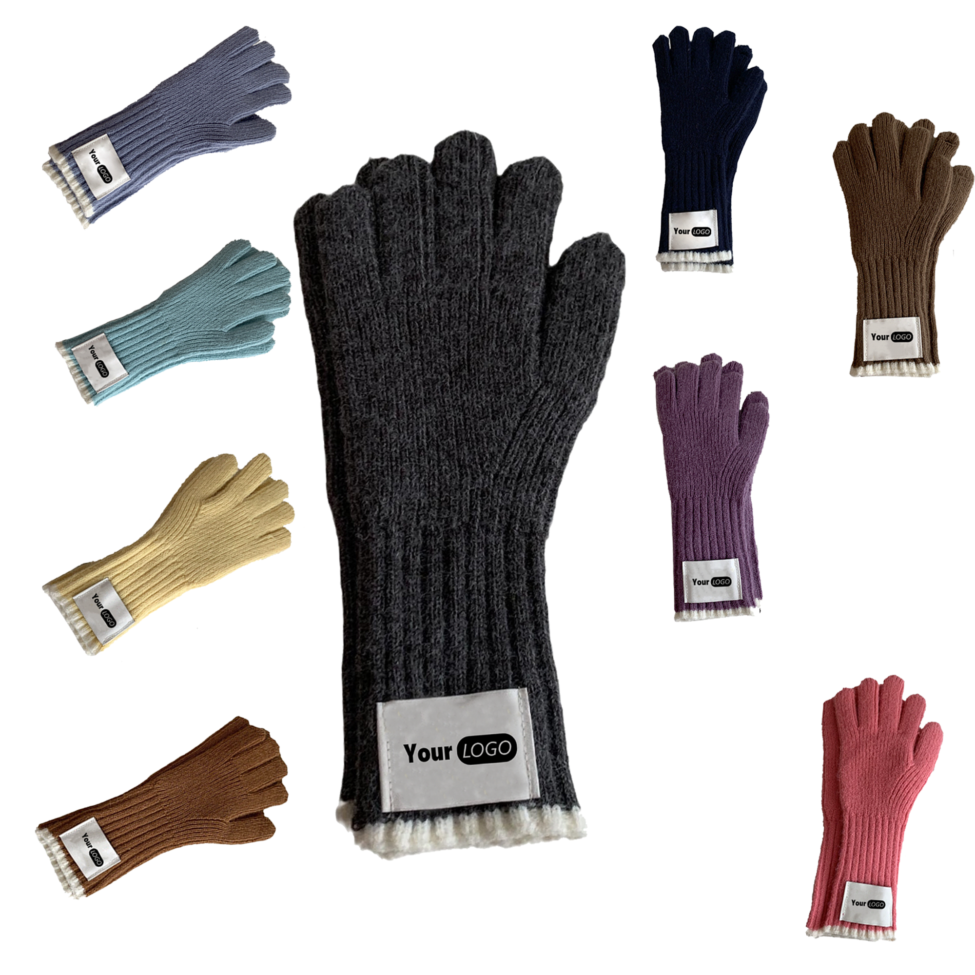 Thermal Soft Knitted Mittens 7