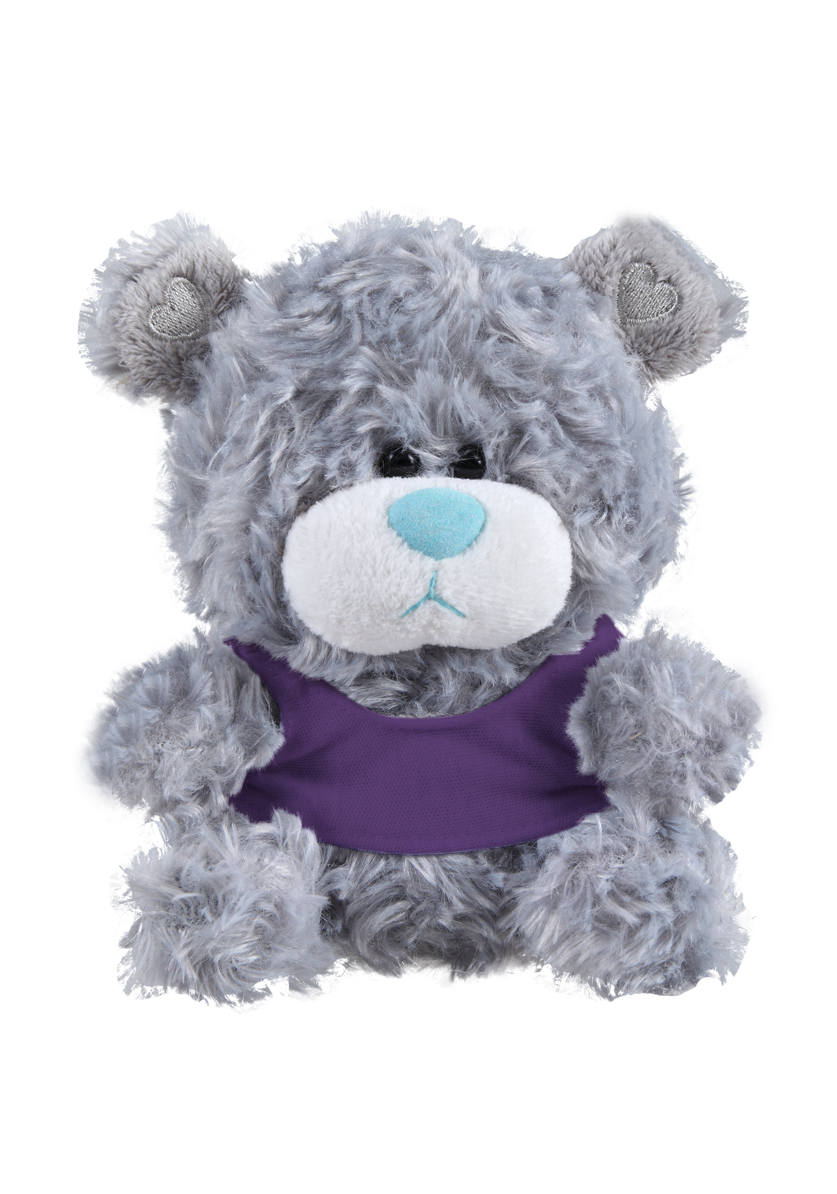 Soft Plush Gray Qbear with Tank top 8