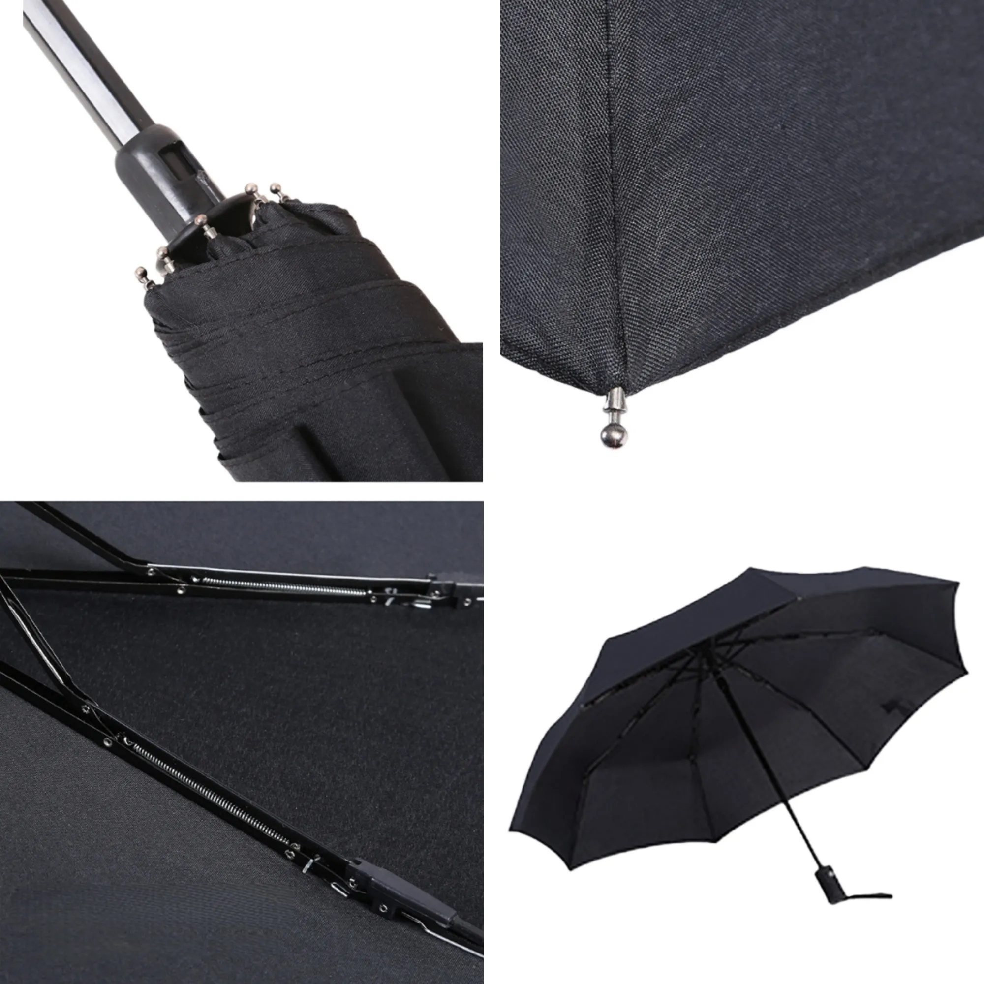 Custom Logo Automatic Umbrella Sun Rain 2