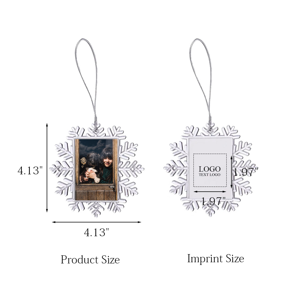 Snowflake Square Photo Frame(Small) 7