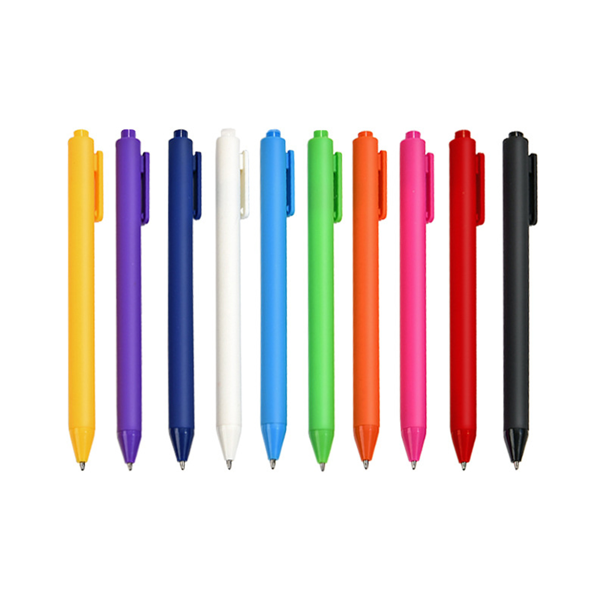 ABS Plastic 0.5mm Black Ink Ballpoint Pen 3