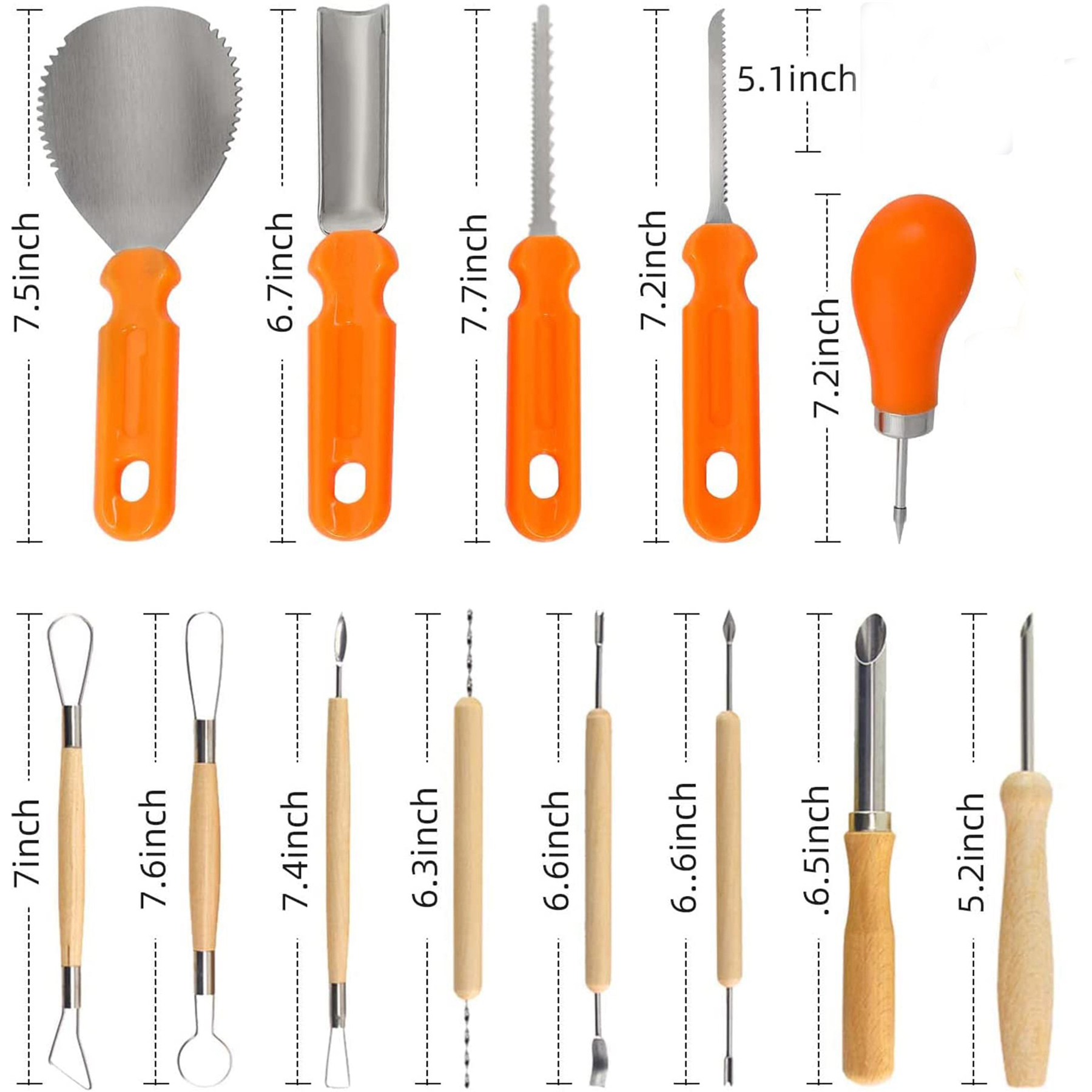 Steel Pumpkin Carving Kits 4