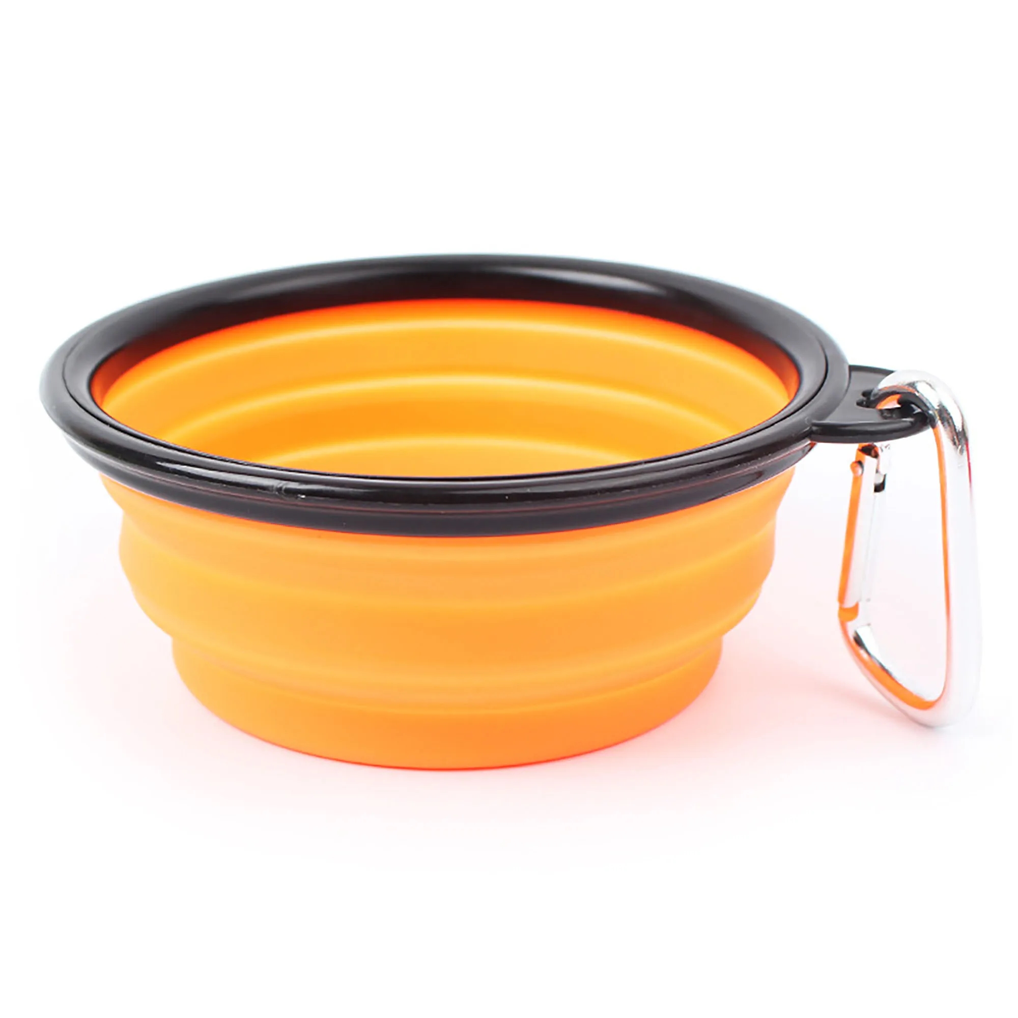 MOQ 50pcs Collapsible Silicone Pet Bowl 1