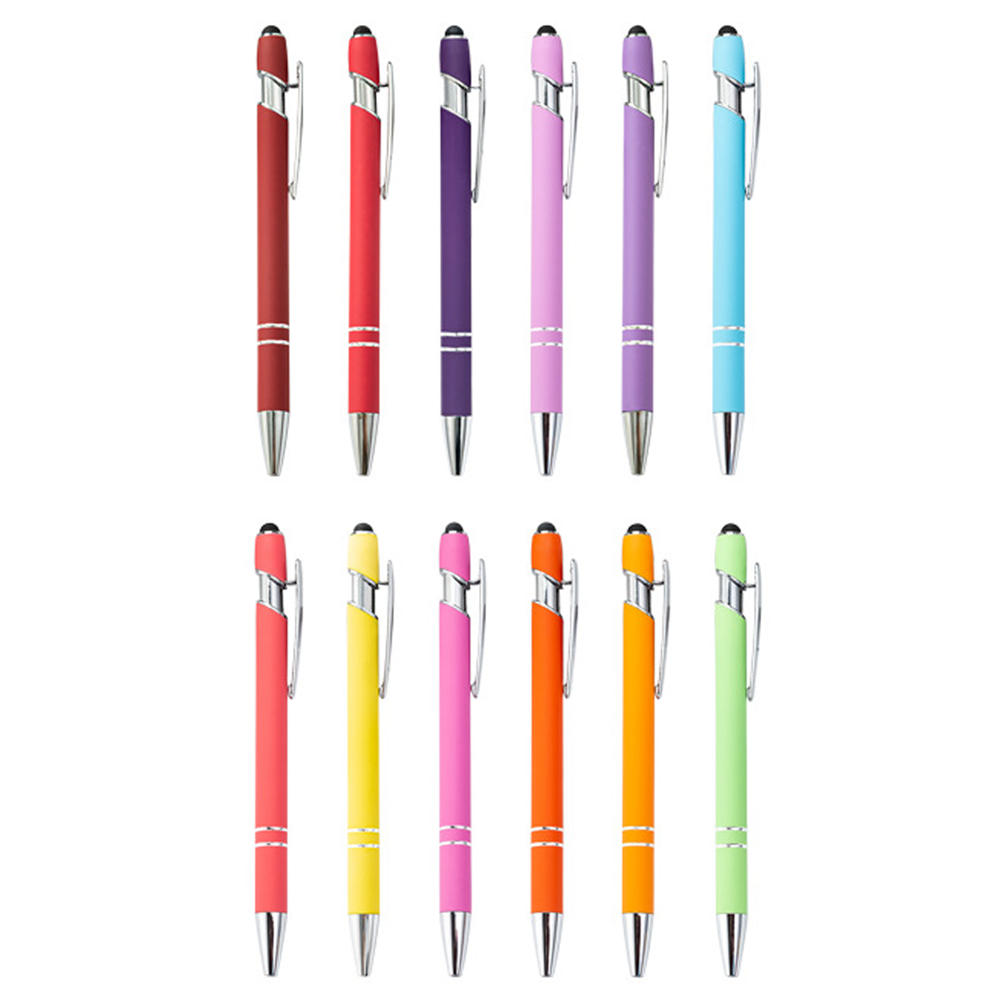 Metal Ballpoint Pen With Stylus Tip 2