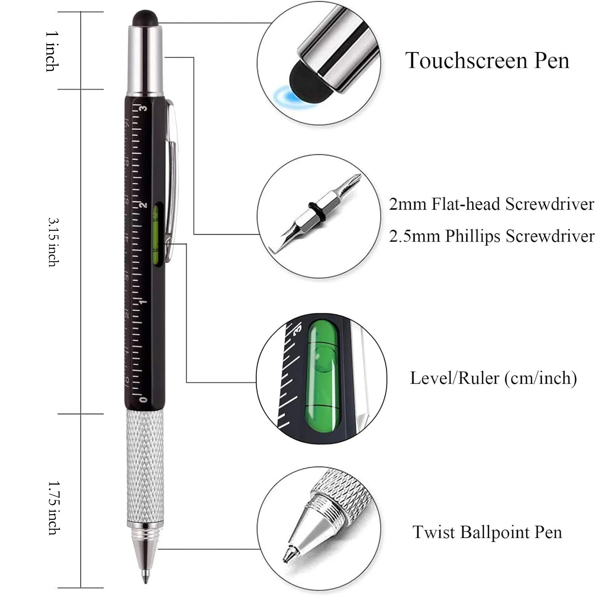 6-in-1 Multifunction Stylus Pen 5