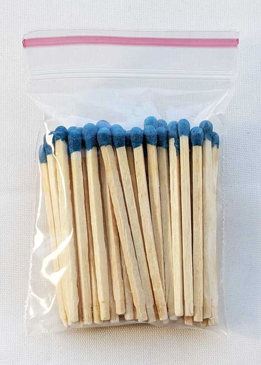 47mm (approx. 2 in.) Bulk Wooden Match Sticks - (approx)50 ct. bags 10