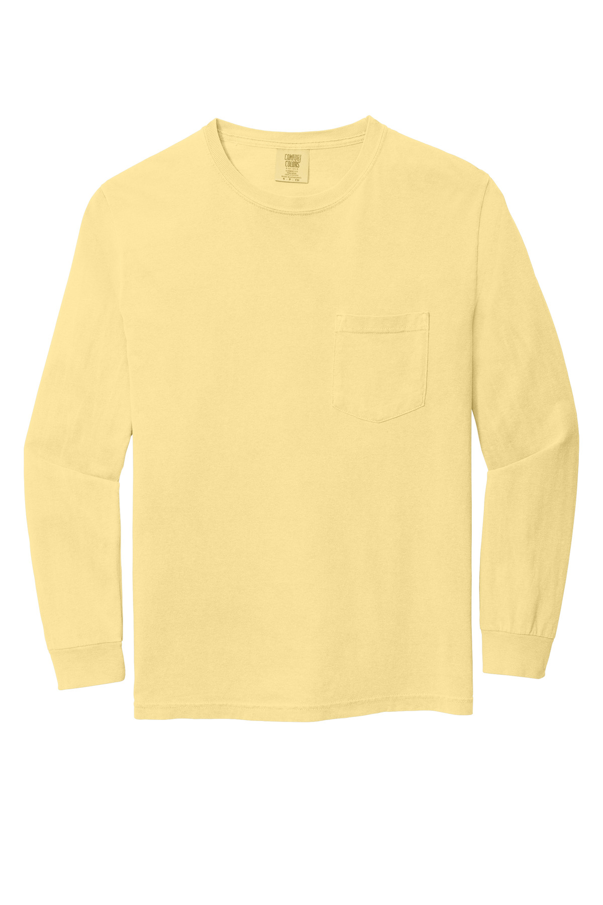 COMFORT COLORS Heavyweight Ring Spun Long Sleeve Pocket Tee. 4410 170