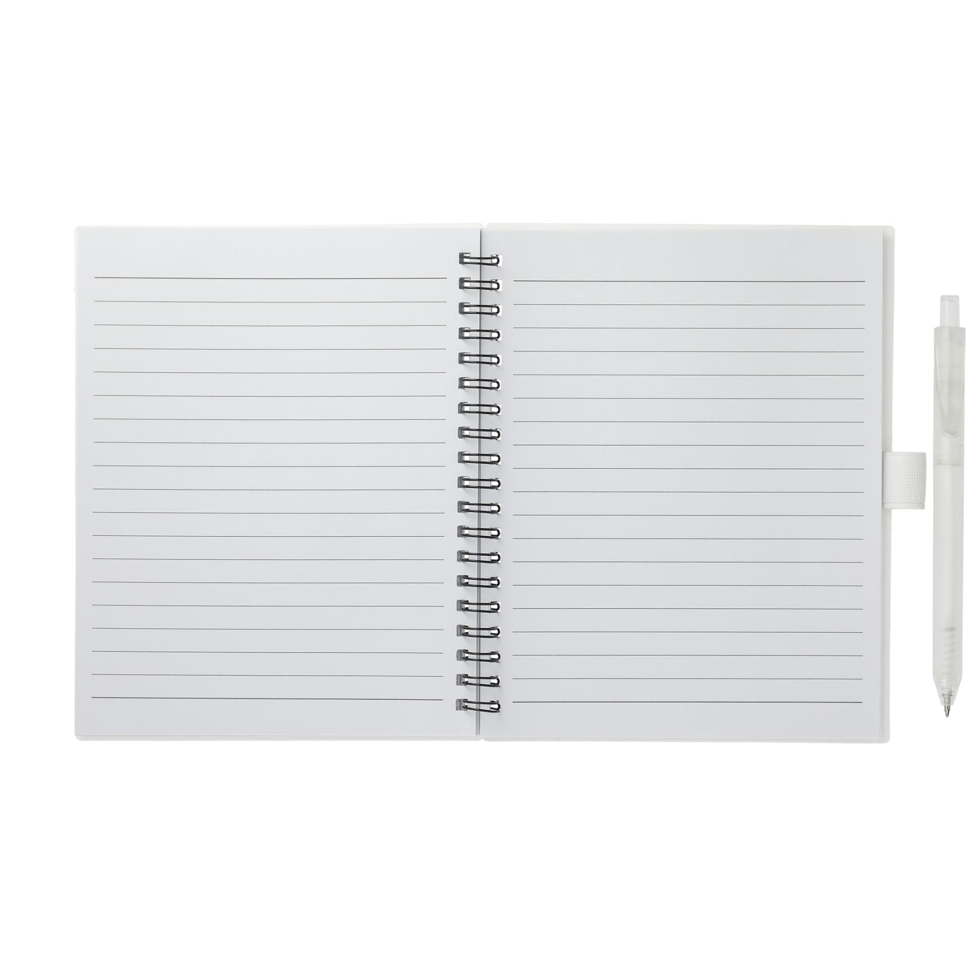 FSC® Recycled 5.5” x 7” Spiral Notebook w/ RPET Pe 169