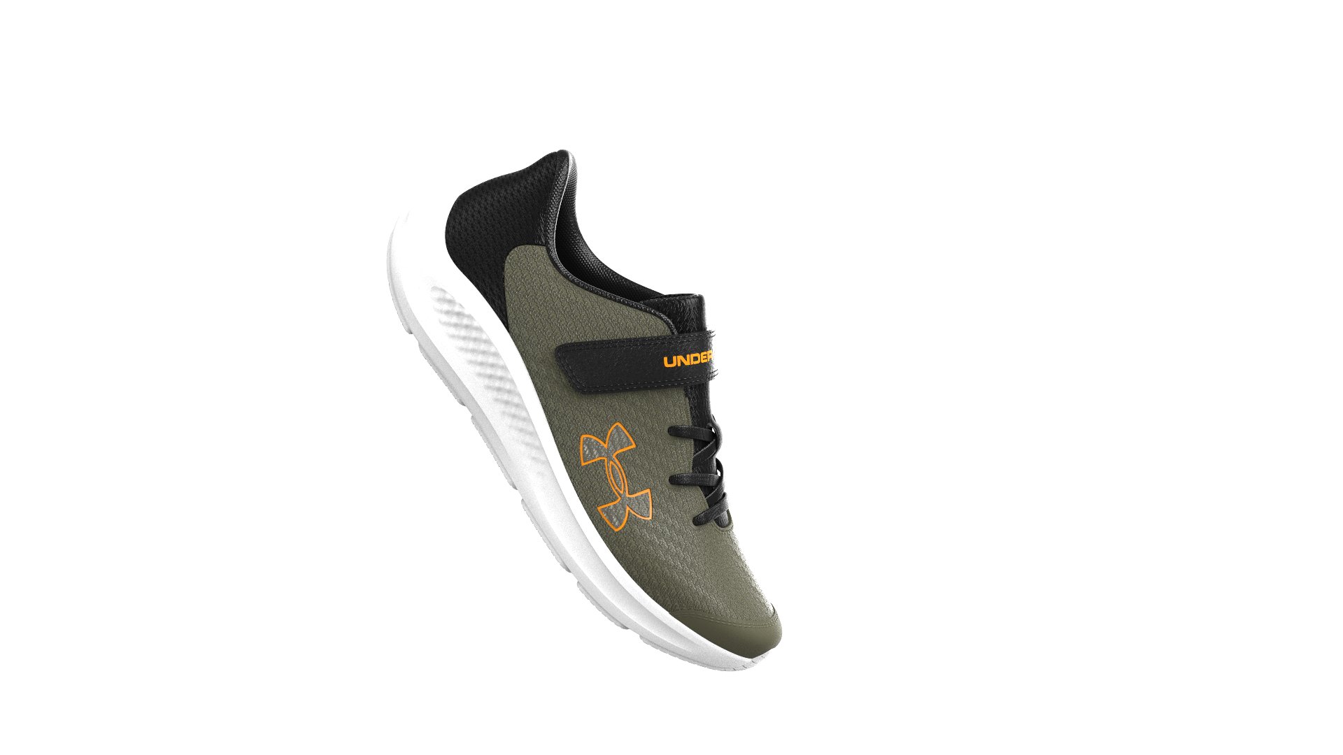 UA Pursuit 3 AC Big Logo Boys' Pre-School Running Shoes 3